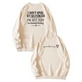 thumbnail image 4 of Huaizzzy Chandail de Mode d'Hiver pour Femmes, Imprimé Festif de Noël, Haut à Col Rond, Chandails et Robes Ajustés pour Femmes avec Cardigan Assorti, Hauts Décontractés et Chauds pour Femmes, Chandail pour Femmes, Chandail à Capuchon à Rayures Colorées pour Femmes, 4 of 4