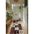 thumbnail image 1 of Rug Branch Montage Collection Tapis de couloir géométrique moderne, 1 of 4