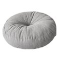 thumbnail image 4 of Tnarru Coussin de Sol Rond Coussin de Méditation Coussin Décoratif Confortable Coussin de Sol pour Chambre Bureau Balcon Intérieur Gris Pâle, 4 of 8