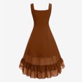 thumbnail image 4 of Mgmyaa Robe Gothique pour Femme Steampunk Vintage Robe Gothique Cintrée Froncée Costume Renaissance Robe Trapèze Fluide Costumes d'Halloween, 4 of 4