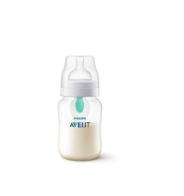 Philips Avent Anti-colic Baby Bottle with AirFree Vent, 9oz x 1pk, SCY703/01