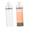 thumbnail image 3 of Lipstore 2 Pieces Protein Powder Containers Milk Powder Container for Office Exercise White and Pink, 3 of 8