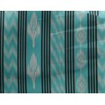 thumbnail image 4 of oneOone Tissu Georgette Viscose Rayé Ikat Imprimés au Mètre 42 Pouces de Large, 4 of 4