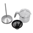 thumbnail image 2 of Récipient à Café pour Robot Culinaire, Articles à Café pour Robot Culinaire en Verre Détachable Résistant à la Chaleur avec Entonnoir pour Préparation du Café, 2 of 7