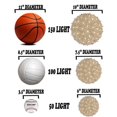 thumbnail image 3 of Novelty Lights LED 6in 50 Light Twinkling Starlight Sphere, Pure White, 3 of 5
