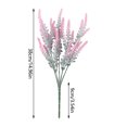 thumbnail image 2 of LSLJS Artificial Flowers for Outdoor, Plastic Flowers Decoration, Home Decoration European Style Lavender Artificial Flower Wedding Fake Flower, 2 of 2