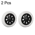 thumbnail image 3 of Unique Bargains Shopping Cart Wheels Trolley Caster Replacement 6.5-Inch Dia Black 2pcs, 3 of 4