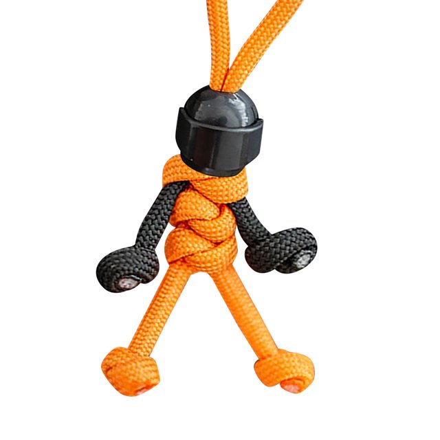 Kcodviy Motorcyclist Minifigure Hanging Chain Western Lanyard for Keys Umbrella Rope Weaving Keychain Wrist Ring Holder Personality Motorcycle Key Accessories