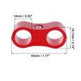 thumbnail image 4 of Unique Bargains 4pcs Hose Separator Clamp Fitting Adapter with Wrench for Car Aluminum Alloy, 4 of 7