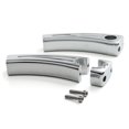 thumbnail image 1 of Krator Rehausseur de Guidon de Moto Chromé 5.5 Pouces Compatible avec Harley Davidson Electra Glide Classic, 1 of 4