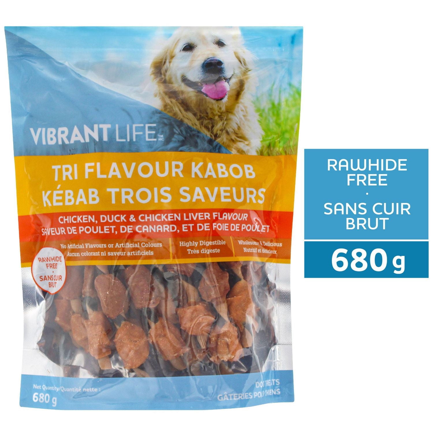Vibrant Life Tri Flavour Kabob Dog Treats