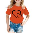 thumbnail image 2 of WEAIXIMIUNG Chandails de Sport pour Garçons 10-12 Filles Enfants Mignon Graphique Col Rond Manches Courtes Tee Été Décontracté T-Shirt 120, 2 of 6