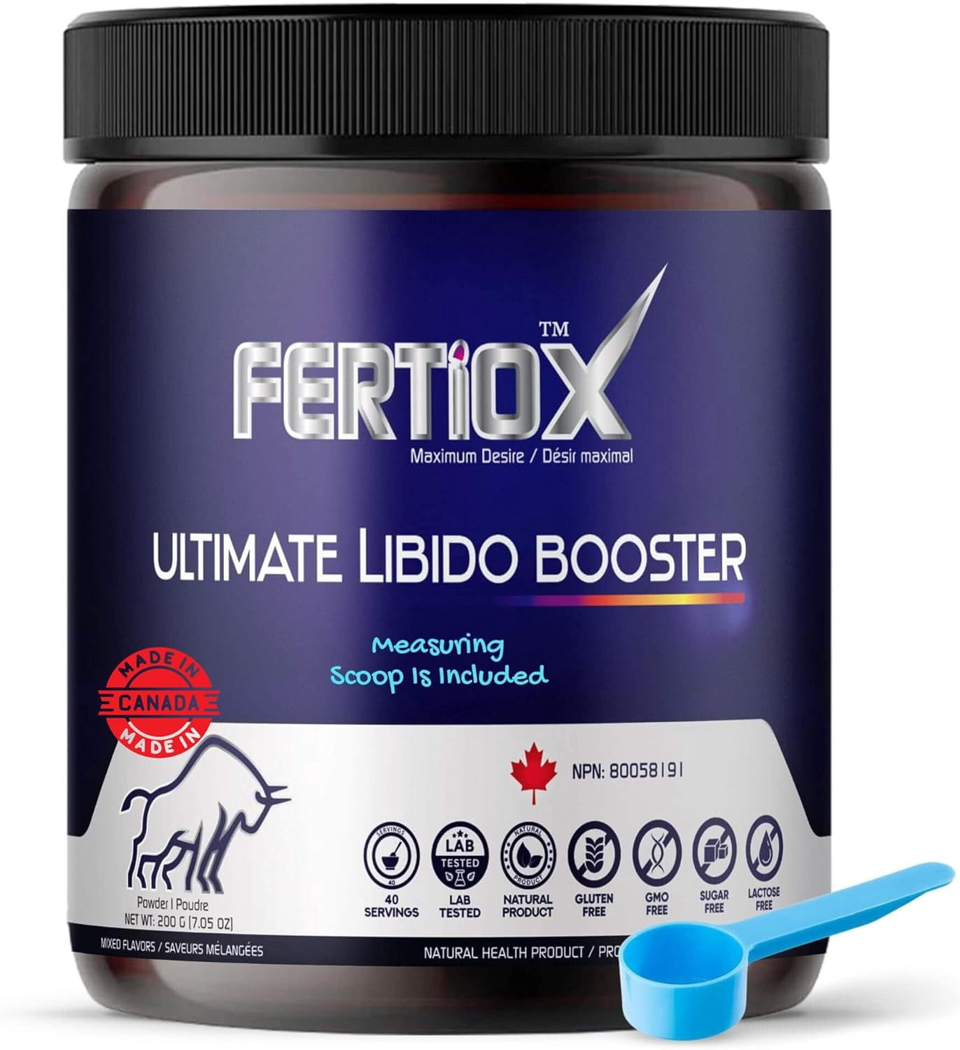 Fertiox Ultimate Libido & Energy Booster - 7100mg