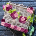 thumbnail image 3 of PVCS Artificial Flower Rose DIY Decoration Accessories Wreath Decoration Applique for Home Decor, 3 of 5