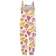 thumbnail image 3 of MIASHUI Girls Jumpsuits Cute Print Sleeveless Rompers Casual Loose Long Pants with Pockets,Yellow,3-4 Years, 3 of 4