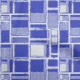thumbnail image 1 of oneOone Velvet Blue Fabric Geometrical Sewing Craft Projects Fabric Prints By Yard 58 Inch Wide, 1 of 4