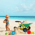 thumbnail image 4 of Gymax 8'' Heavy Duty Kids Ride-on Sand Dumper Front Tipping w 4 Wheels Sand Toy Gift, 4 of 10