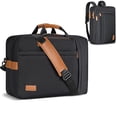 thumbnail image 1 of ESTARER 3 In 1 Laptop Bag for Men, 17-17.3 Inch Laptop Backpack Computer Satchel Bag for Work/Travel/Business, Convertible Backpack Briefcase Water resista, 1 of 6