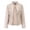 Khaki, variant on Bmisegm Winter Warm Women Short Coat Leather Jacket Zipper Tops Overcoat Outwear Jackets for Women Brown XL