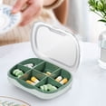 thumbnail image 1 of Portable Medicine Organizer Pill Case | Travel Pill Container with Compartments | Moisture-Proof Medication Storage for Pills and Vitamins | Compact Drug Holder for Home, Office, or On-The-Go Use, 1 of 6