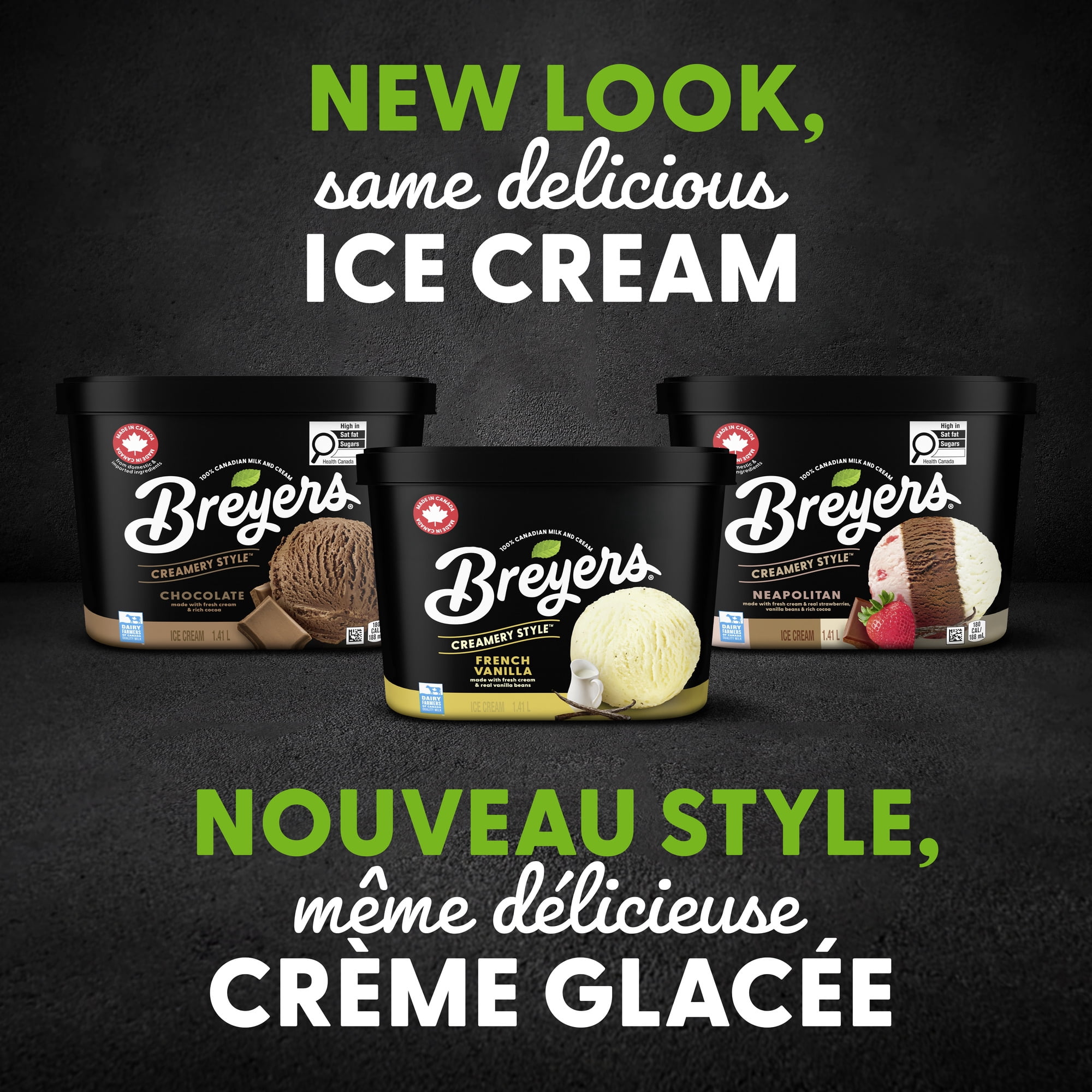 Breyers Cookies & Cream Light Ice Cream, 1.41 L