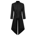 thumbnail image 3 of Vêtements Halloween Smoking Rétro Mi-Long Manteau Punk pour Fêtes et Événements, 3 of 4
