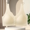 thumbnail image 5 of Yuzhih Womens Front Closure Everyday Bras Comfortable Wireless Bralettes V Neck Seamless Bra Wire Free Basic Bras, 5 of 5