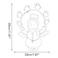thumbnail image 1 of Christmas Fun Animated Ornaments Light String Garden Snow Glowing Decorative Frame Sign Indoor Outdoor Celebration Decor, 1 of 8