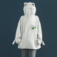 thumbnail image 4 of Women's Stitching Three-Dimensional Pocket Cute Design Pullover Sweatershirt, 4 of 9