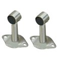 thumbnail image 1 of GROWTH TANK 2x Stainless Steel Wardrobe Pipe Lever Bracket Closet Rod Holder 100mm, 1 of 9