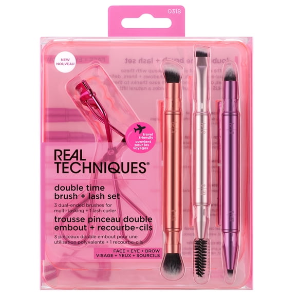Real Techniques Double Time Brush + Lash Kit, Set