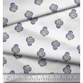 thumbnail image 2 of Soimoi Poly Georgette Fabric Floral Block Decor Fabric Printed Yard 42 Inch Wide, 2 of 5