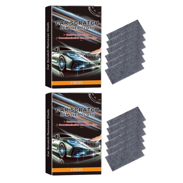 Car Scratch Repair Cloth for Minor Scratches and Stains on Auto Paint Surface – 6 Pack