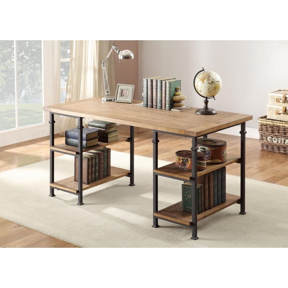 Topline Home Furnishings Vintage Oak Desk