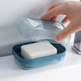 thumbnail image 1 of TopLLC Closet Organizers and Storage, Organization and Storage, Storage Bins Counter Top Soap Container Plastic Soap With Lid Bar Soap Portable Soap Case With Water Tray Soap Easy To Wash Soap Storage, 1 of 7