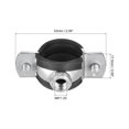 thumbnail image 2 of Unique Bargains Wall Ceiling Mount Iron 1' (25mm) Adjustable Pipe Bracket Clamp 5 Pack, 2 of 6