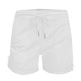 thumbnail image 3 of Plebaso 2025 Womens Drawstring Casual Shorts Elastic Waist Roll up Solid Color Summer Shorts with Pockets, 3 of 5