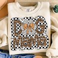 thumbnail image 1 of Retro Dog Mama Sweatshirt, Coquette Bow Dog Mom Sweatshirt, Dog Mom Sweatshirt, Mama Mom Sweatshirt, Checkered Mom Leopard Sweatshirt, Leopard Mama Sweatshirt, 1 of 4