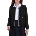 thumbnail image 1 of BeautyIn Cardigans pour Femmes Pull Tricoté Boutonné Manteau Polyvalent d'Hiver, 1 of 4