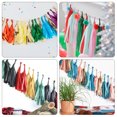 thumbnail image 4 of tredstone Premium Tissues Paper Tassels For Party Wedding And Birthday Hanging Decorations Reusable Paper Red,Type5 14 inch, 4 of 6