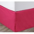 thumbnail image 1 of SGI Bedding 16 Inch Pleated Bed Skirt | Microfiber Bed Skirt | Fade Resistant, Wrinkle Free, Anti-static, Decorative, Extra Storage Space, Clutter-Free | California King, Hot Pink, 1 of 6