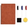 thumbnail image 4 of Tableau Portable Tableau Blanc Portable Petit Tableau Pliable Effaçable Réutilisable A5 pour Maison École Étude Réunion(Noir), 4 of 9