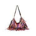 thumbnail image 1 of LNGOOR Women‘s Colorful Fringed Bag  Genuine Leather Soft Casual Shoulder Bag  Random Color, 1 of 6