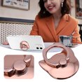 thumbnail image 2 of Metal Phone Ring Holder - 360° Rotating Finger Grip & Kickstand - Universal for Smartphones, 2 of 5