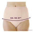 thumbnail image 5 of 3-Pack Women's Super Absorbency Washable Reusable Incontinence Panties Beige 5X (Fits Hip 55-57"), 5 of 5
