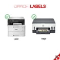 thumbnail image 4 of Office Labels, 5160 Compatible Label Sheets, Permanent, 1' x 2-5/8', Bright White, 15000 Count, 500 Pack, 4 of 5