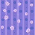 thumbnail image 1 of Ahgly Company Tapis d'Intérieur Lavable en Machine Carré Transitionnel Mimosa Violet, 6 Pieds Carré, 1 of 7
