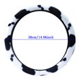 thumbnail image 3 of Cow Print Car Steering Wheel Cover, Universal 15 Inch Fit for Women & Men, 3 of 8