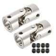 thumbnail image 1 of Unique Bargains 2 Pcs 10mm à 10mm Arbre de Direction Universel Rotatif Joint en U L35XD16, 1 of 4