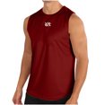 thumbnail image 2 of Styesk Tank Tops Men Fashionable Men's Round-neck Solid Color Mesh Drying Sleeveless, 2 of 6